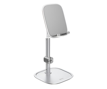 Uchwyt do telefonów BASEUS Stojak teleskopowy na telefon/tablet (srebrny)